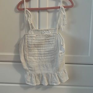 Violet Romance white tank top. Size 10 but fits like a medium, only worn once.